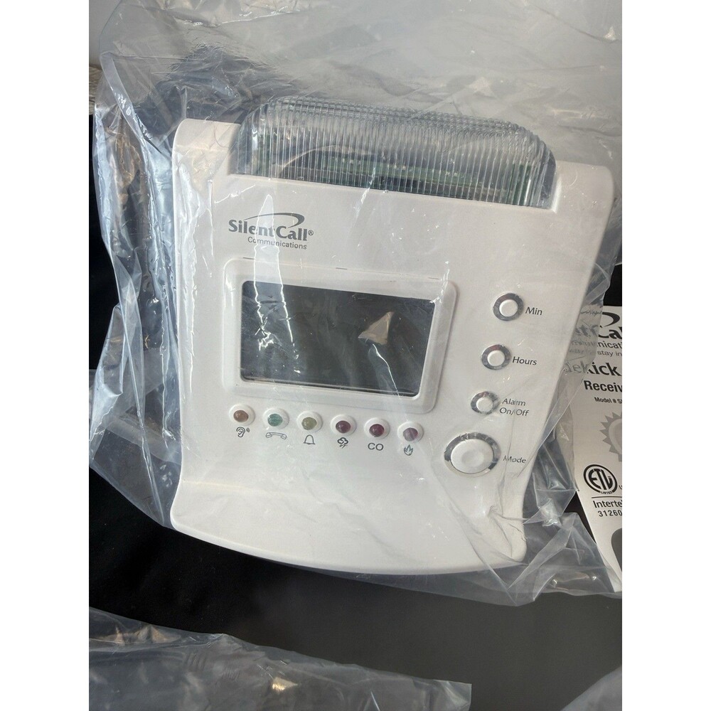 SilentCall Sidekick II SK2-SS Receiver w/ Strobe Light Clock Deaf Hard Hearing- - Picture 10 of 16